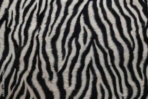 Zebra Skin Fur Texture, Zebra Fur Background, Fluffy Zebra Skin Fur Texture, Zebra Skin Fur Pattern, Animal Skin Fur Texture, Zebra Print, AI Generative