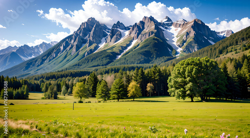 landscape in the mountains