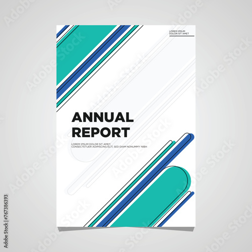 Vector Annual report brochure flyer design template vector, Leaflet, presentation book cover templates, layout in A4 size