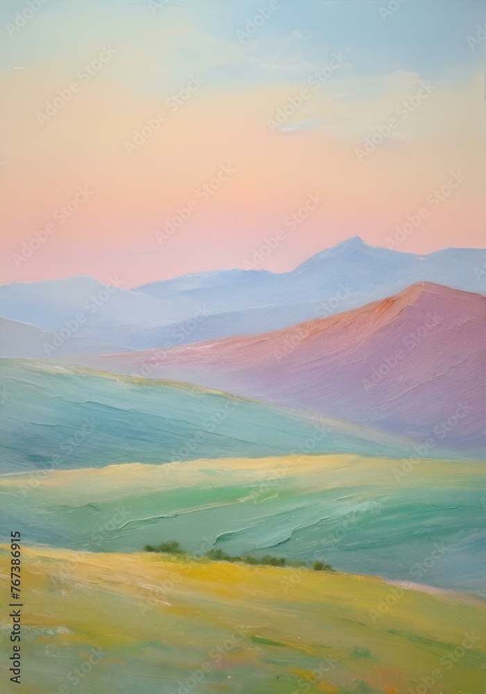 Empty Space, pastel, ridge, painted in soft pastel. Generative AI.
Empty Space, pastel, ridge, painted in soft pastel. Generative AI.