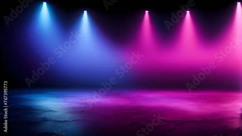 stage with spotlight