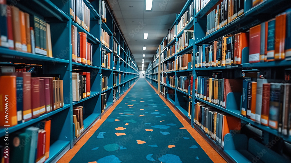 books  in the library