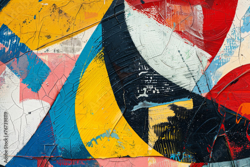 A close-up of an abstract background that captures the essence of Spanish art.