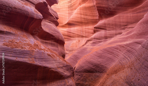 In the Lower Antelope Canyon, Navajo Reservation, near city Page,Arizona,Usa