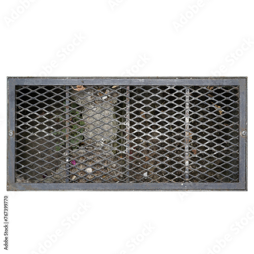 Shaded old vent grille
