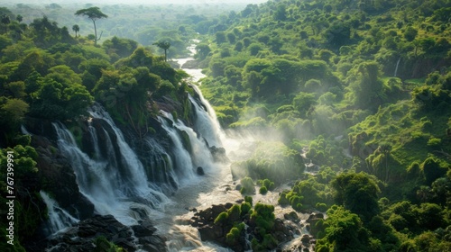 the awe-inspiring beauty of natural wonders like waterfalls or canyons © Ahmad