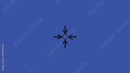 symbol vector illustration Assembly Point Icon  Artwork Graphic Illustration.