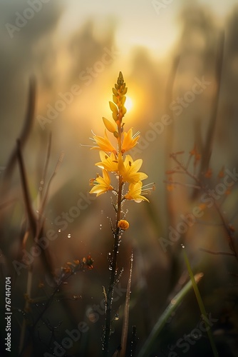 Beauty of bog asphodel 