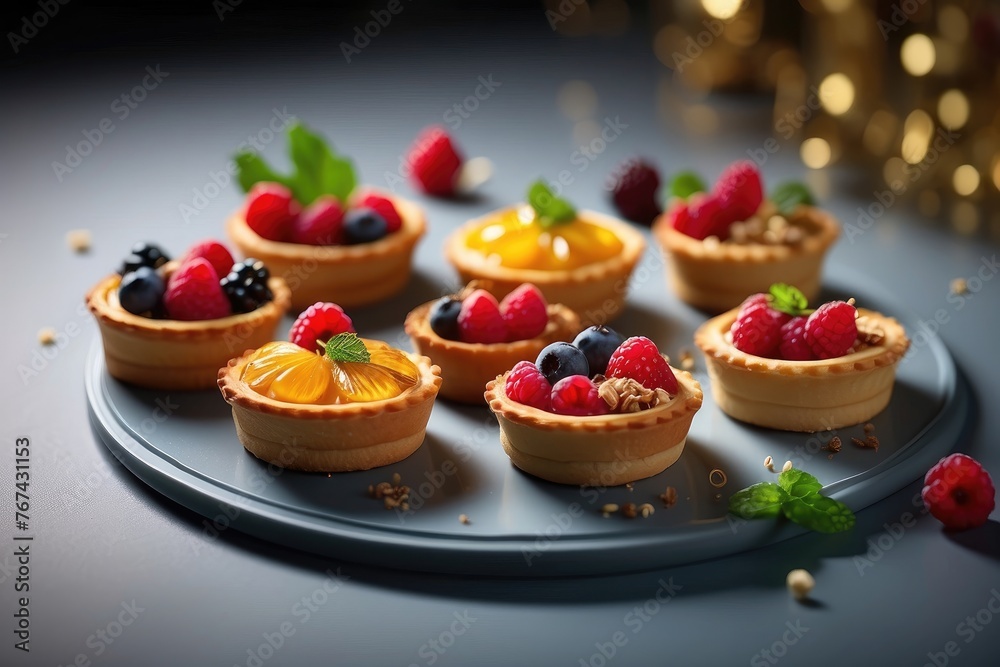 tart with berries and cream tart with berries and cream