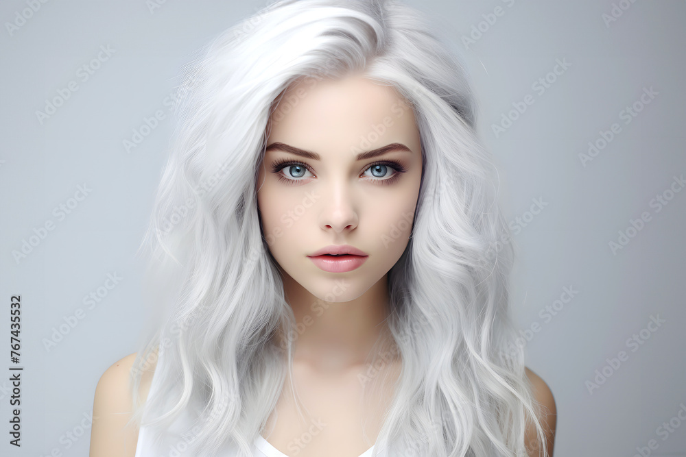 portrait of a young beautiful blonde woman. glamor and modern fashion portrait of a young beautiful blonde woman. glamor and modern fashion