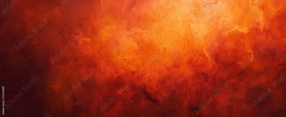 Obraz premium abstract texture perfectly centered red dark color blending into orange dark color. generative AI