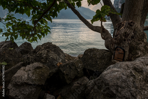 Obraz na płótnie Riva del garda, Trento, lago di garda, Trentino, italy, italia, w salonie