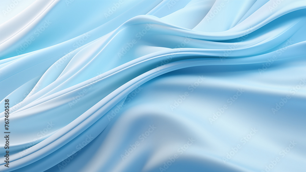 Fototapeta premium blue satin background
