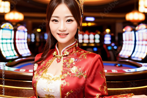 chinese woman in casino