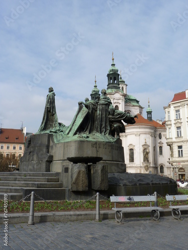 Statue monument Prague