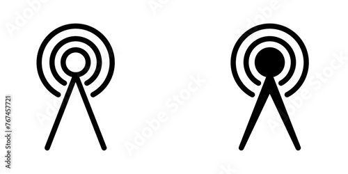Illustration Vector graphic of tower icon template