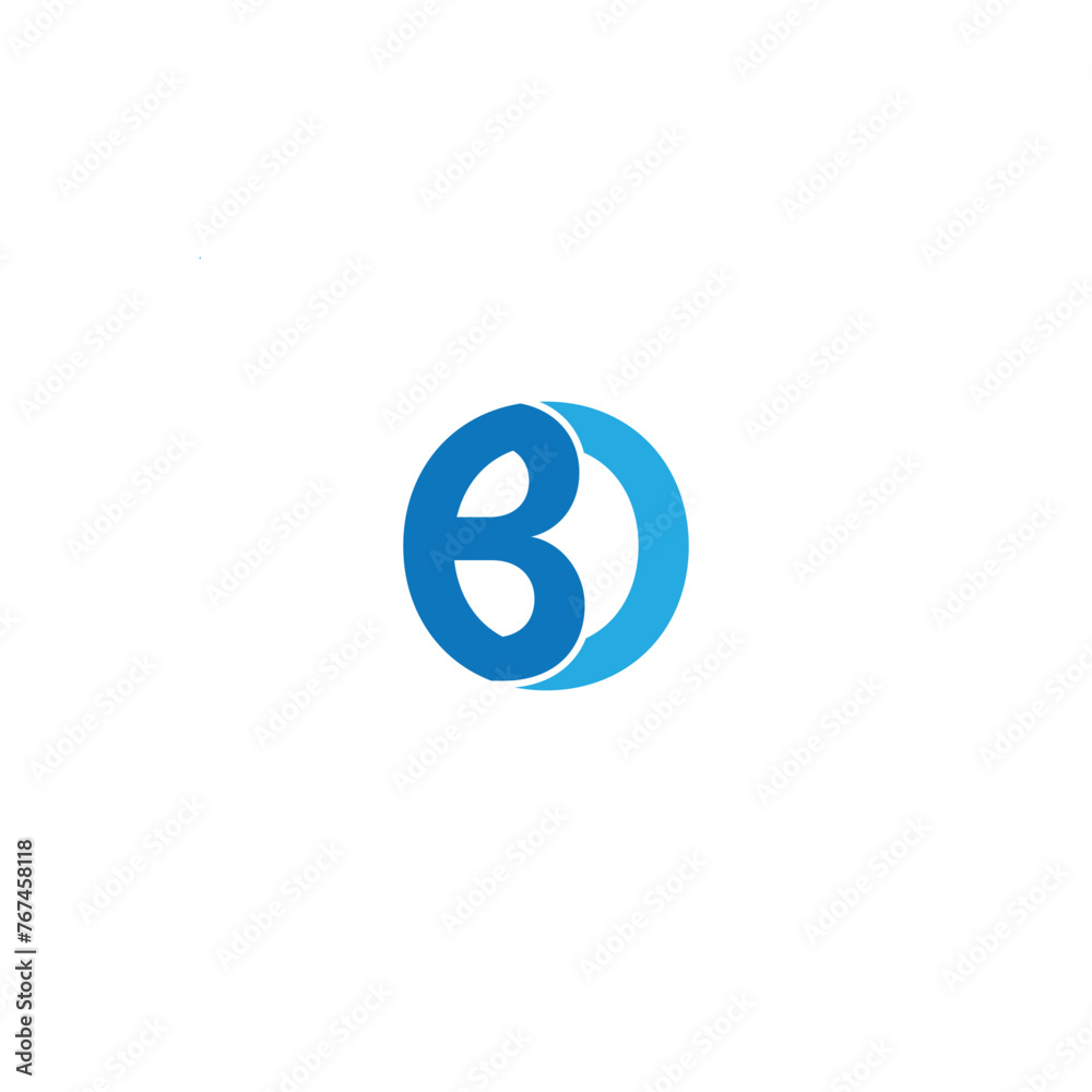 bo letter logo design vector initials logo design bo letter logo design vector initials logo design