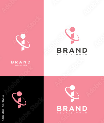 i Letter Logo Icon Brand Identity, i Letter Sign Symbol Template 
