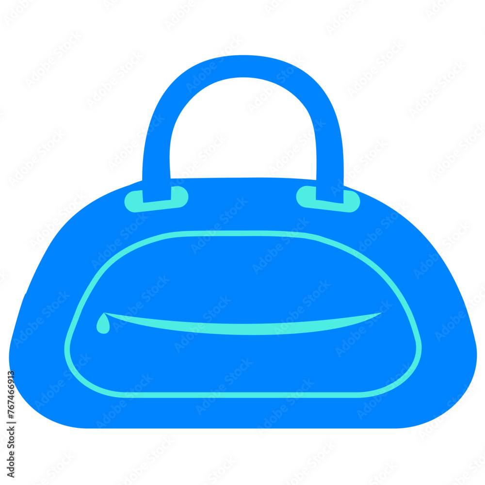 Fototapeta premium Bodybuilding blue icon pack