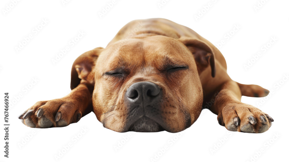 Obraz premium Dog is sleeping