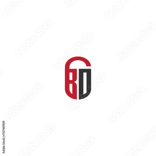 bo shield security protection logo design vector