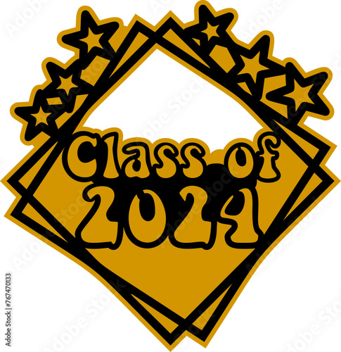 Graduation 2024 Graduation cap Class of 2024