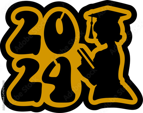 Graduation 2024 Graduation cap Class of 2024