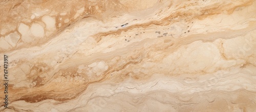 A close up of a beige marble texture with a swirling pattern resembling a bedrock outcrop. The intricate design makes it a stunning ingredient for hardwood flooring or a dish in cuisine