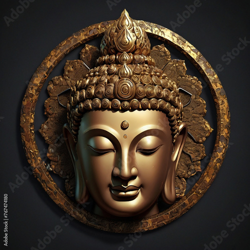 Character illustration lord buddha