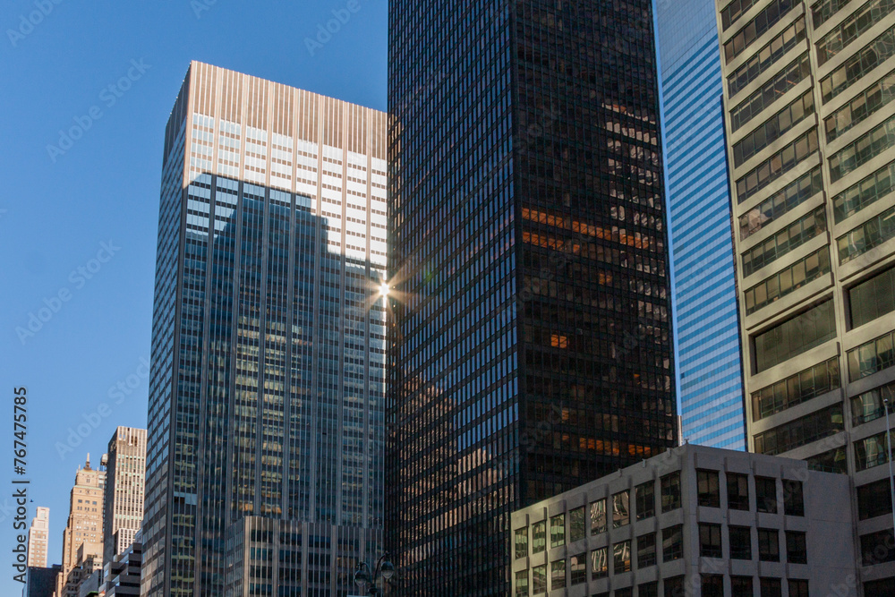 Skyscrapers, Manhattan, NYC, NY USA