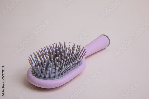 plastic comb with plastic handle