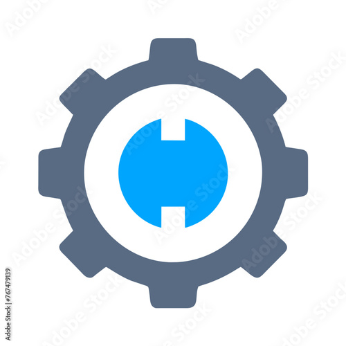 Gearbox icon vector illustration on a Transparent Background