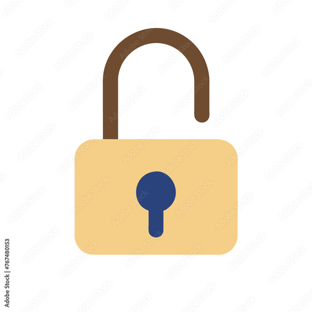 Lock icon on a Transparent Background Lock icon on a Transparent Background