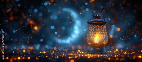 Ramadan abstract lantern