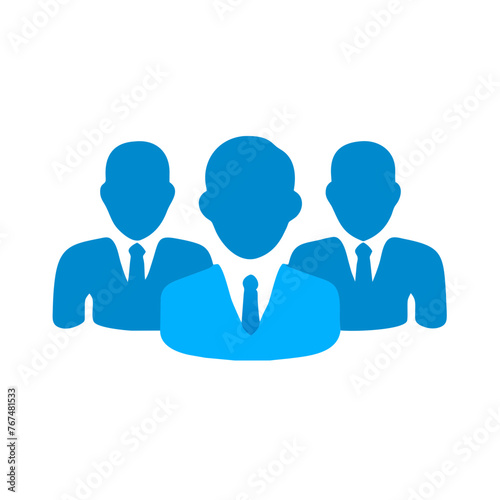 People icon on a Transparent Background