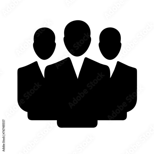People icon on a Transparent Background