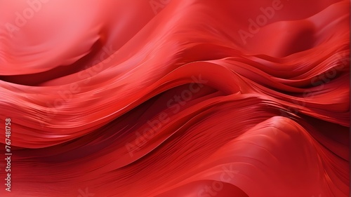 Noise texture effect, bright red blurred color flow banner poster cover design, abstract grainy background