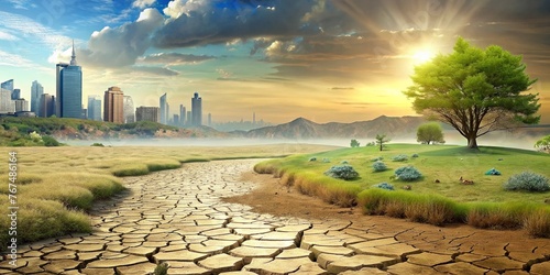 Climate Change and Drought Land