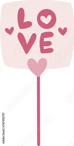 Pink Decoration Photo Booth Valentine