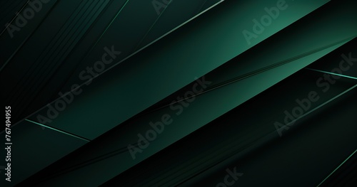 Dark beautifull color background with diagonal lines, green color vector texture for web design or presentation.  photo