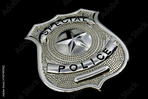 Law enforcement badge for authority 