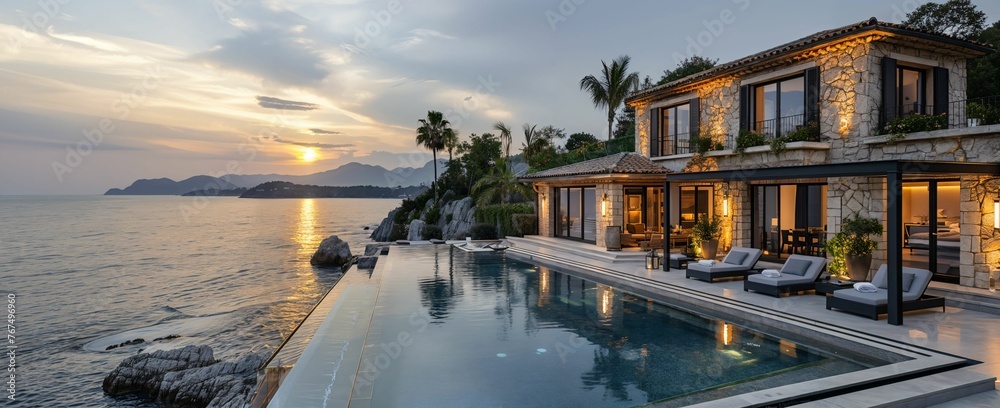 Real estate luxury market, exclusive properties and high-end clientele