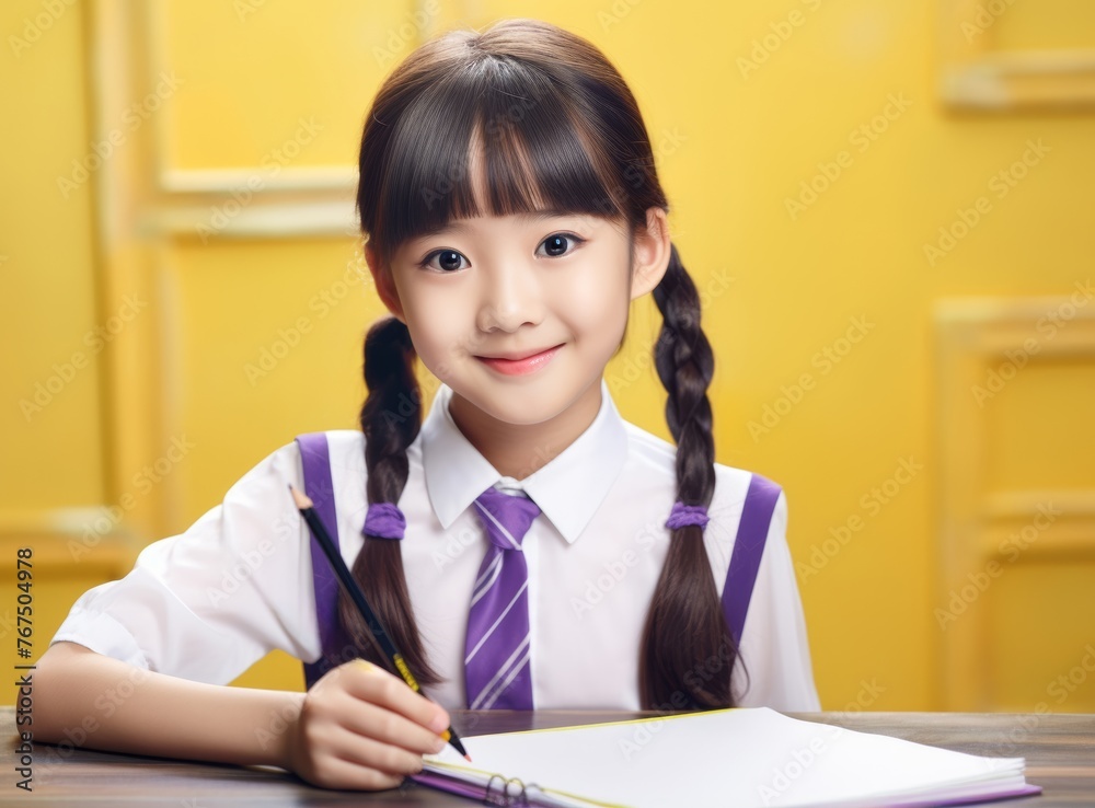 Children in Library Back to School Education Knowledge Concept. Little Kids Reading Books Girl Character Learning, Cartoon Vector Illustration. Generative AI.. Children in Library Back to School Education Knowledge Concept. Little Kids Reading Books Girl Character Learning, Cartoon Vector Illustration. Generative AI..