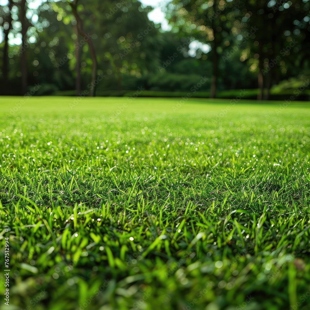 A background of a perfectly manicured lawn showcasing the beauty of simplicity in nature