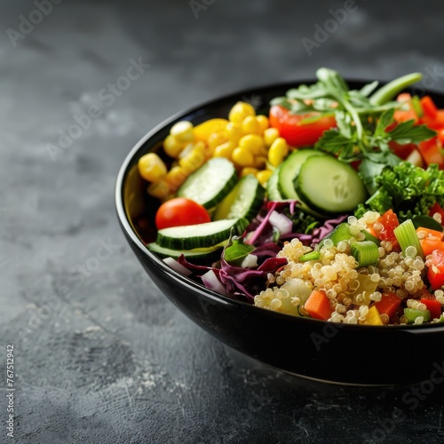 colorful salad quinoa