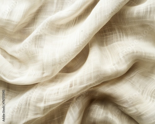 A simple elegant background of fine linen texture in a neutral tone