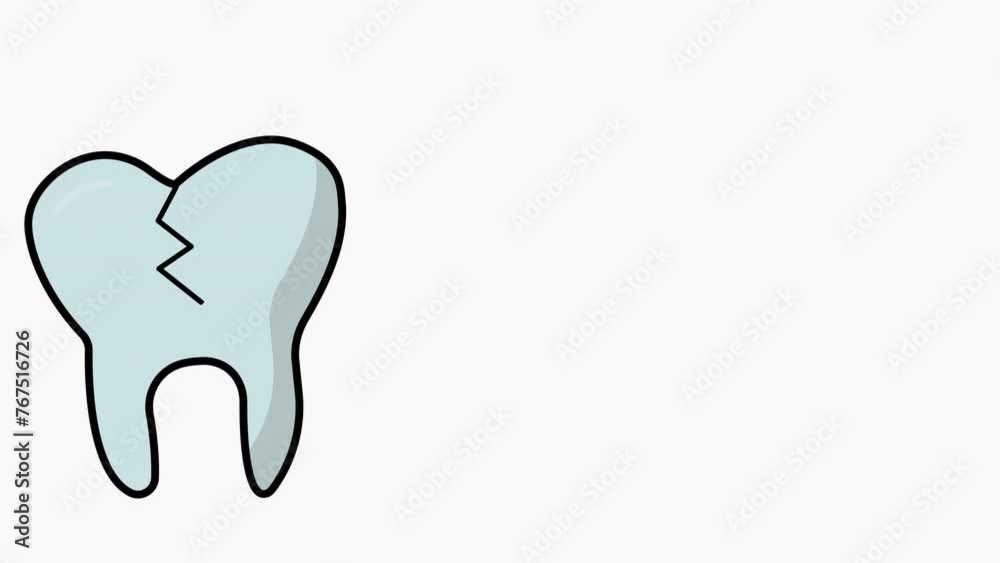 hand with tooth brush, Animation of toothache, swollen teeth, damaged teeth, cracked teeth. This content is suitable for educating how important it is to maintain dental hygiene for children and adult hand with tooth brush, Animation of toothache, swollen teeth, damaged teeth, cracked teeth. This content is suitable for educating how important it is to maintain dental hygiene for children and adult
