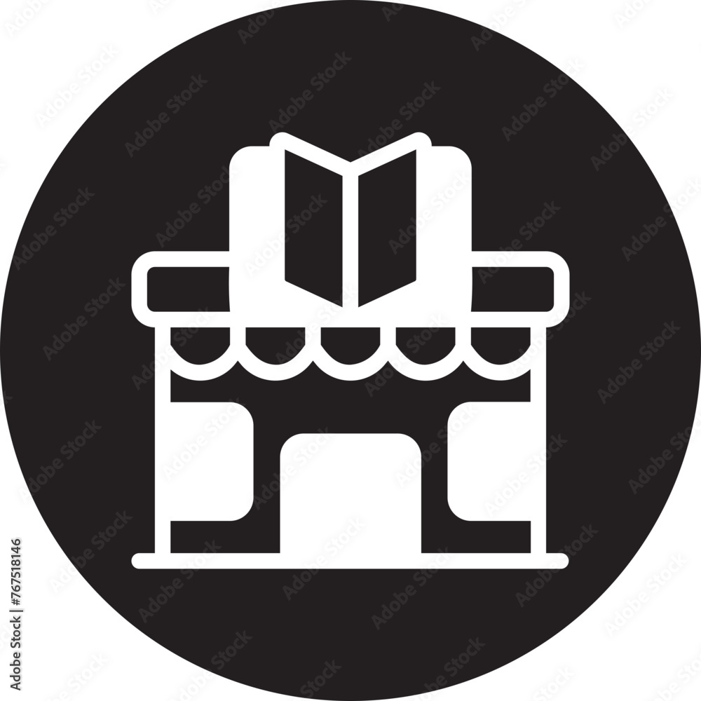 bookshop glyph icon bookshop glyph icon