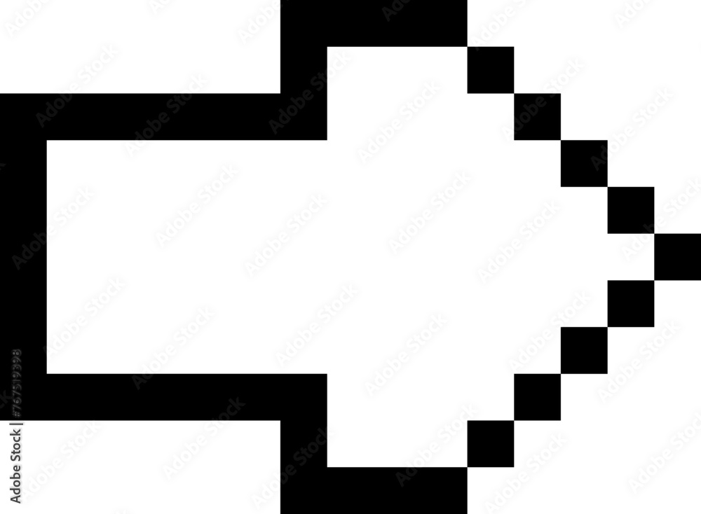 Pixel arrow Pixel arrow