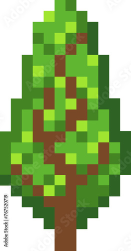 Pixel Art Tree